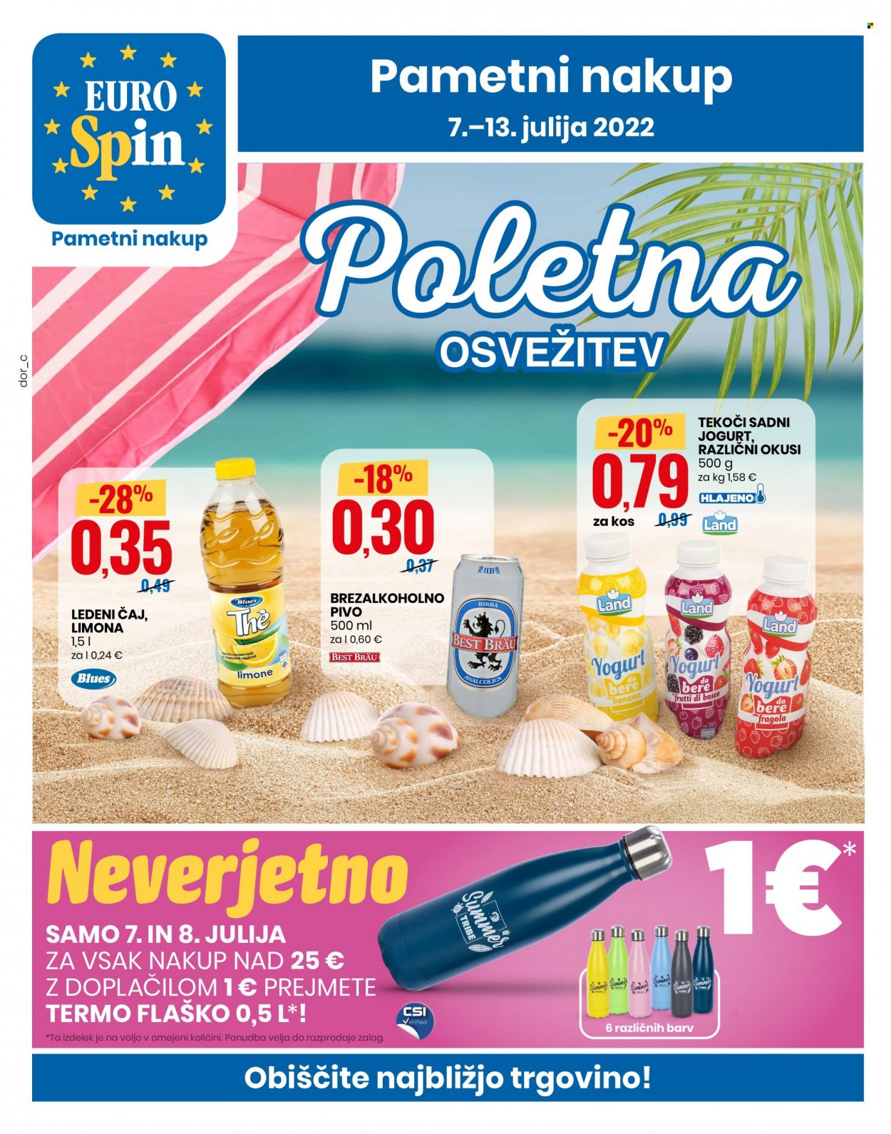 EuroSpin katalog - 7.7.2022 - 13.7.2022. Stran 1