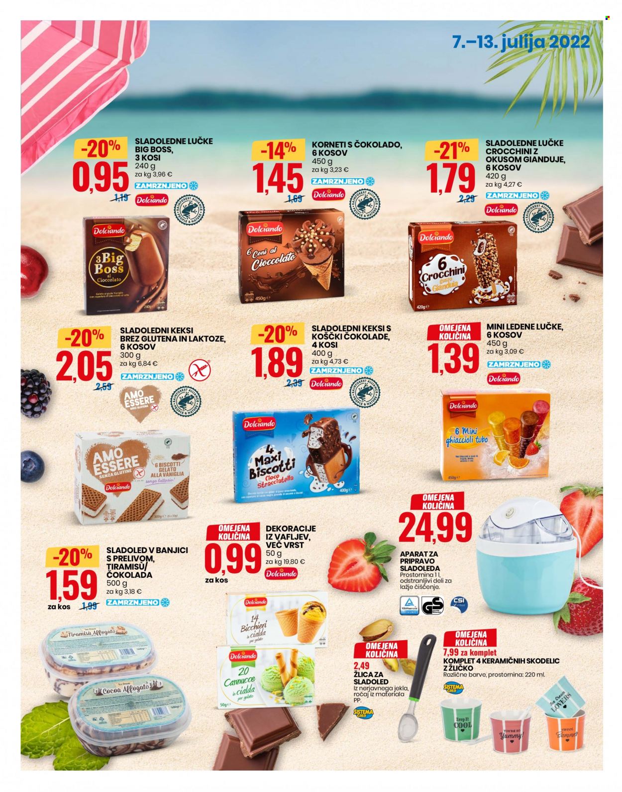 thumbnail - EuroSpin katalog - 7.7.2022 - 13.7.2022 - Ponudba izdelkov - čokolada, keksi, korneti, Hugo Boss. Stran 4.