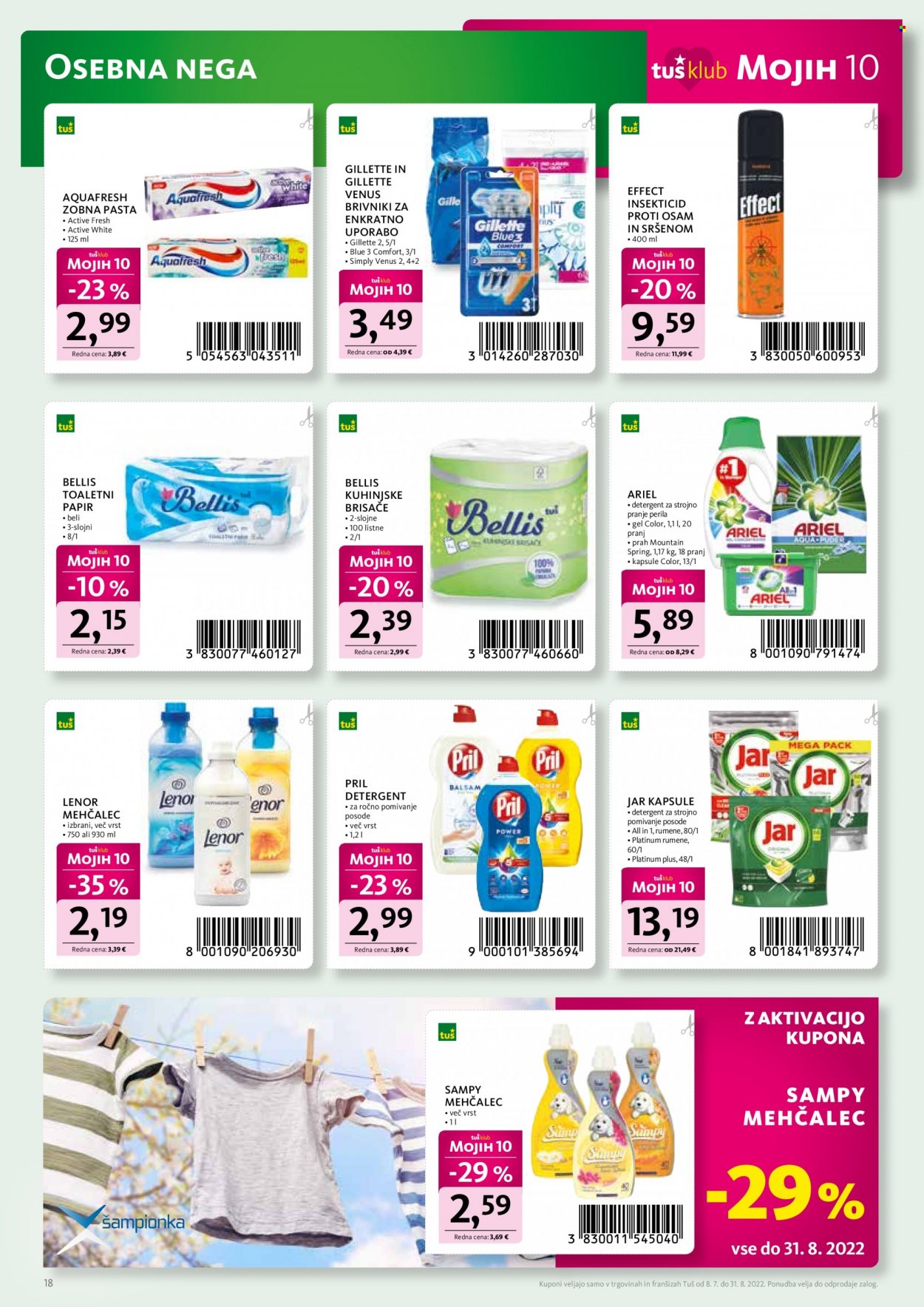 Tuš katalog - 8.7.2022 - 31.8.2022. Stran 18
