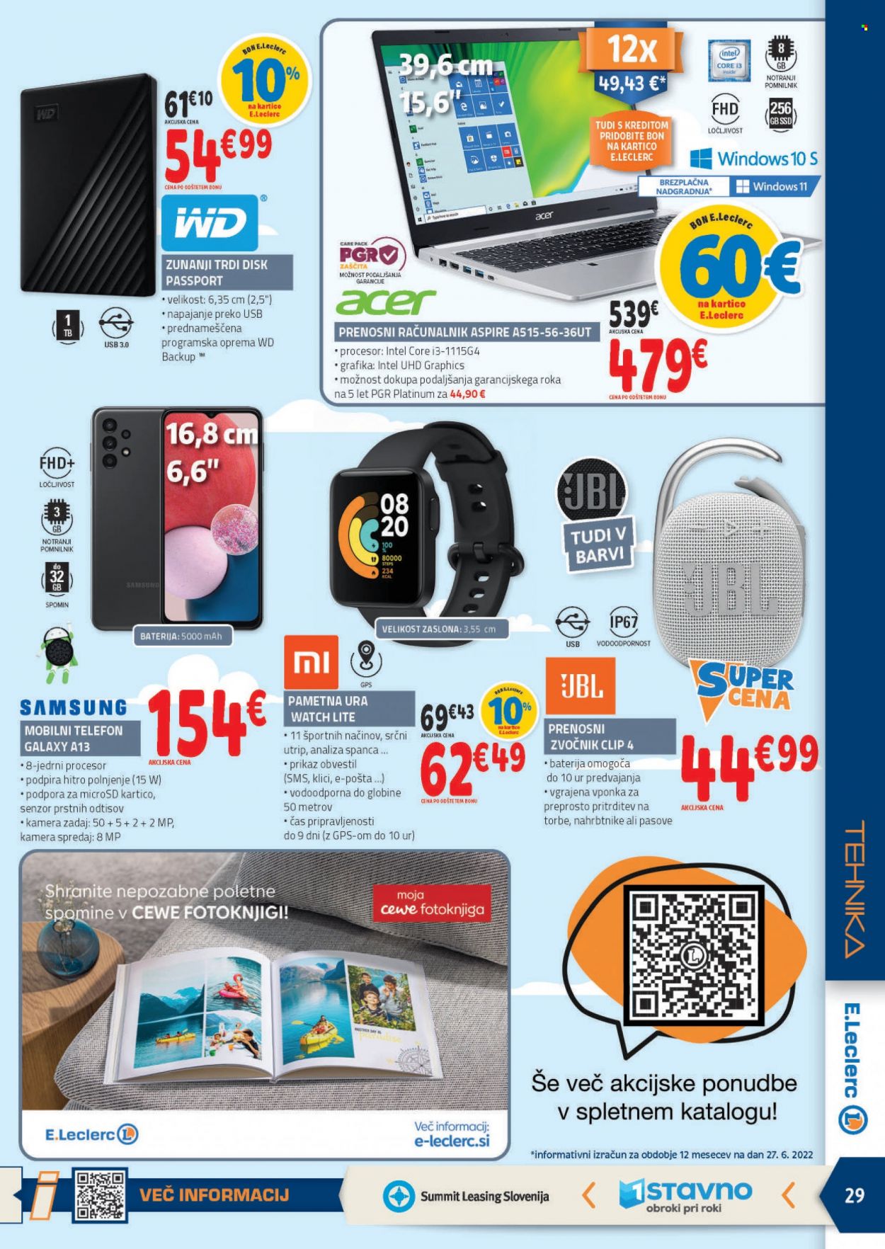 E.Leclerc katalog - 6.7.2022 - 16.7.2022. Stran 29