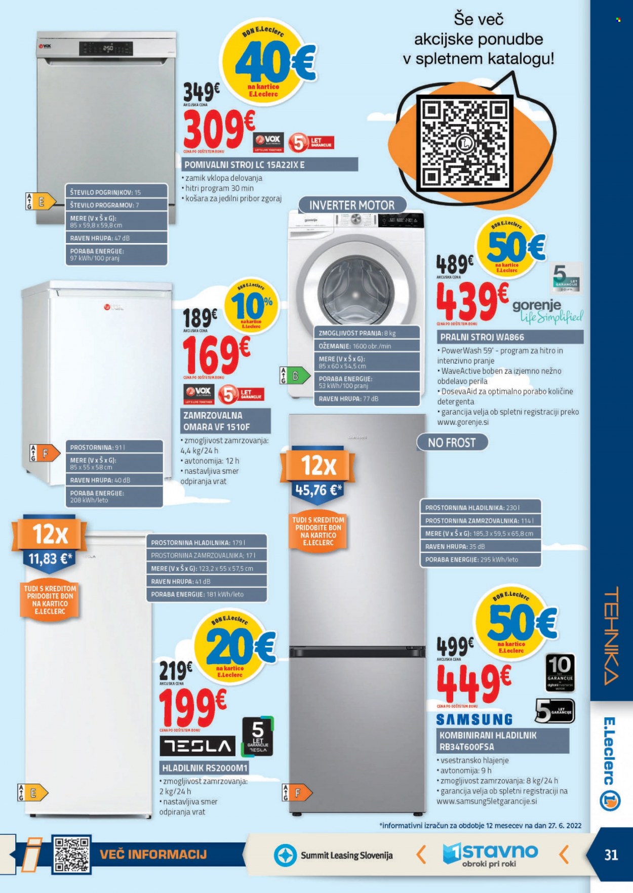 E.Leclerc katalog - 6.7.2022 - 16.7.2022. Stran 31