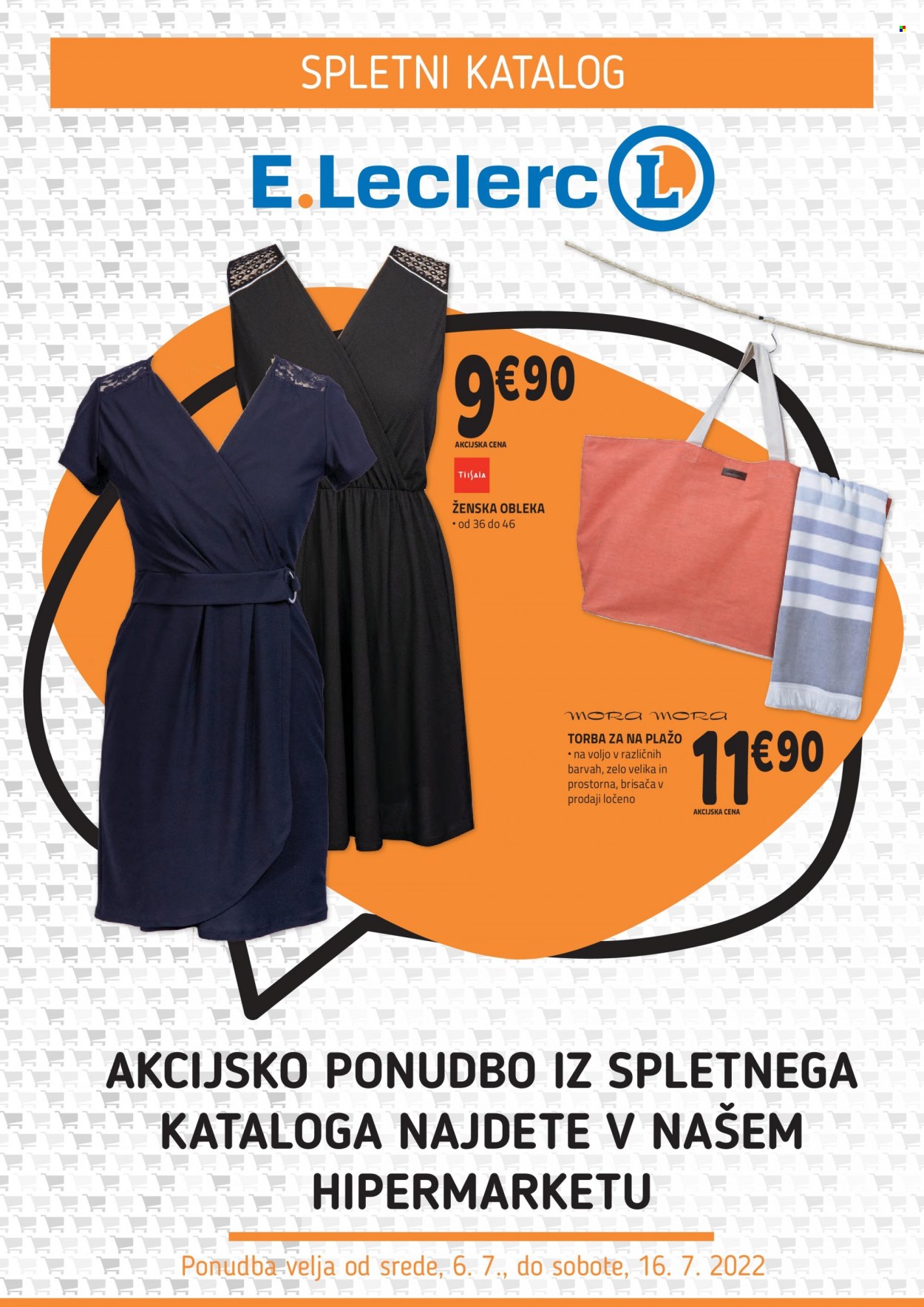 E.Leclerc katalog - 6.7.2022 - 16.7.2022. Stran 1