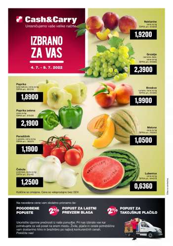 Mercator Cash & Carry katalog - 04.07.2022 - 09.07.2022.