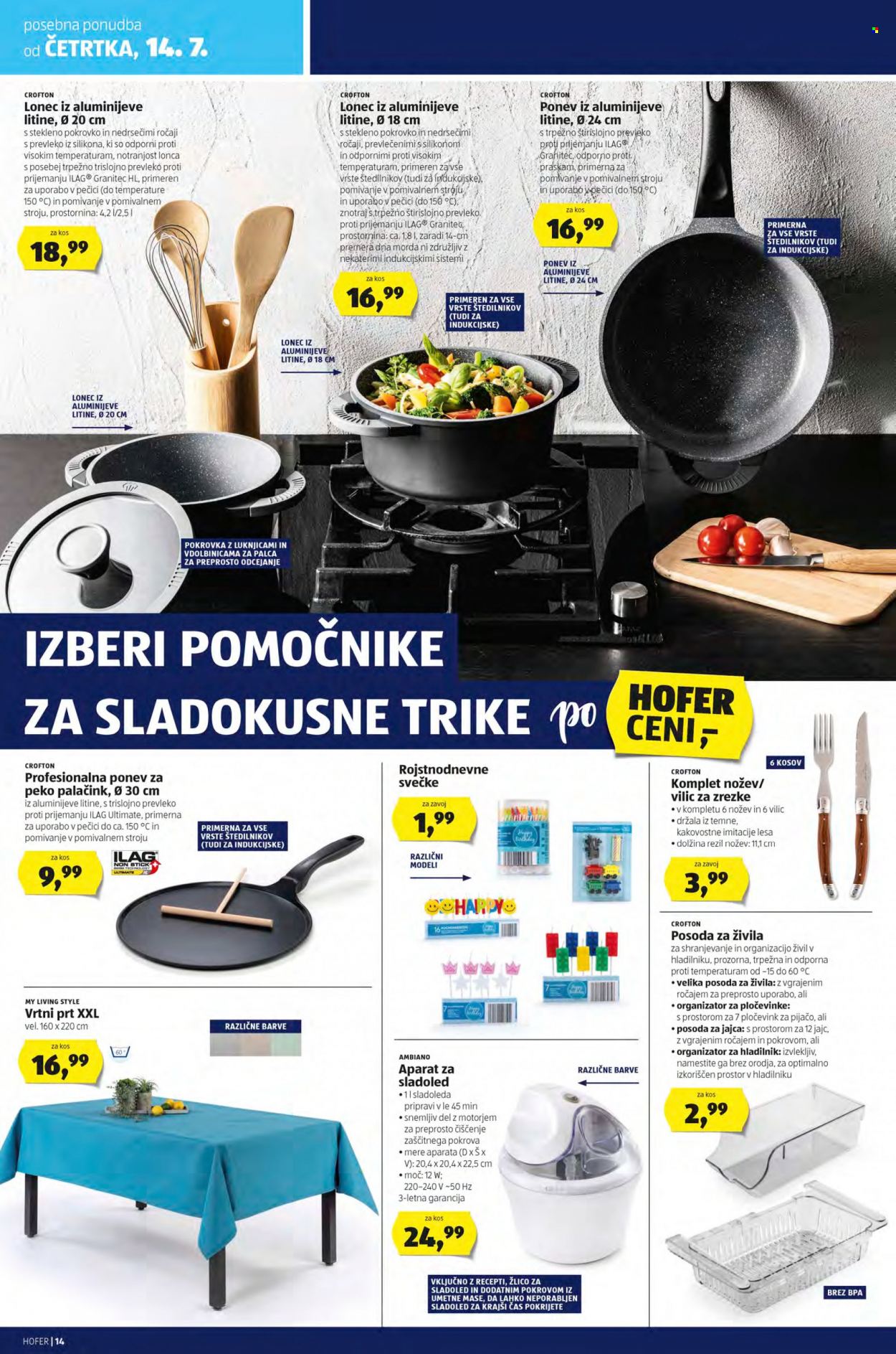 Hofer katalog - 8.7.2022 - 16.7.2022. Stran 14