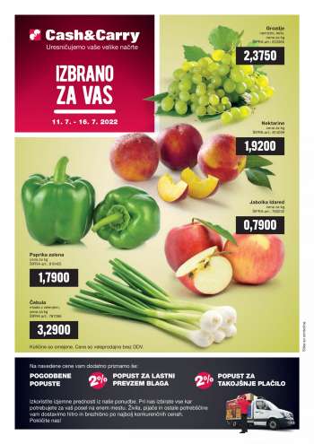 Mercator Cash & Carry katalog - 11.07.2022 - 16.07.2022.