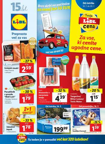 Lidl katalog - 14.07.2022 - 24.07.2022.