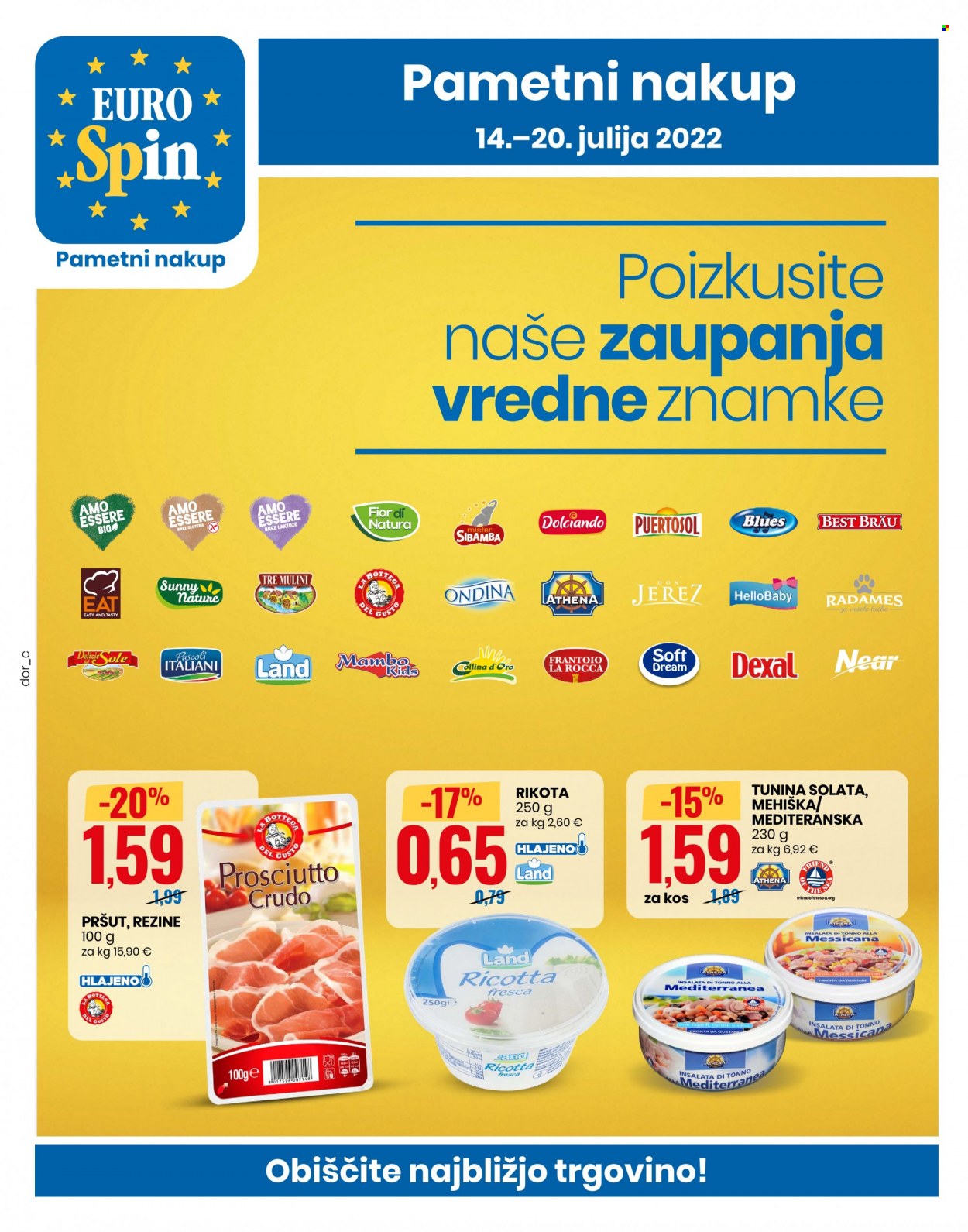 EuroSpin katalog - 14.7.2022 - 20.7.2022. Stran 1