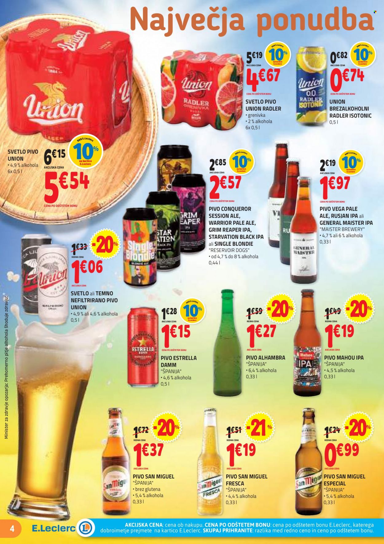 E.Leclerc katalog - 13.7.2022 - 23.7.2022. Stran 4