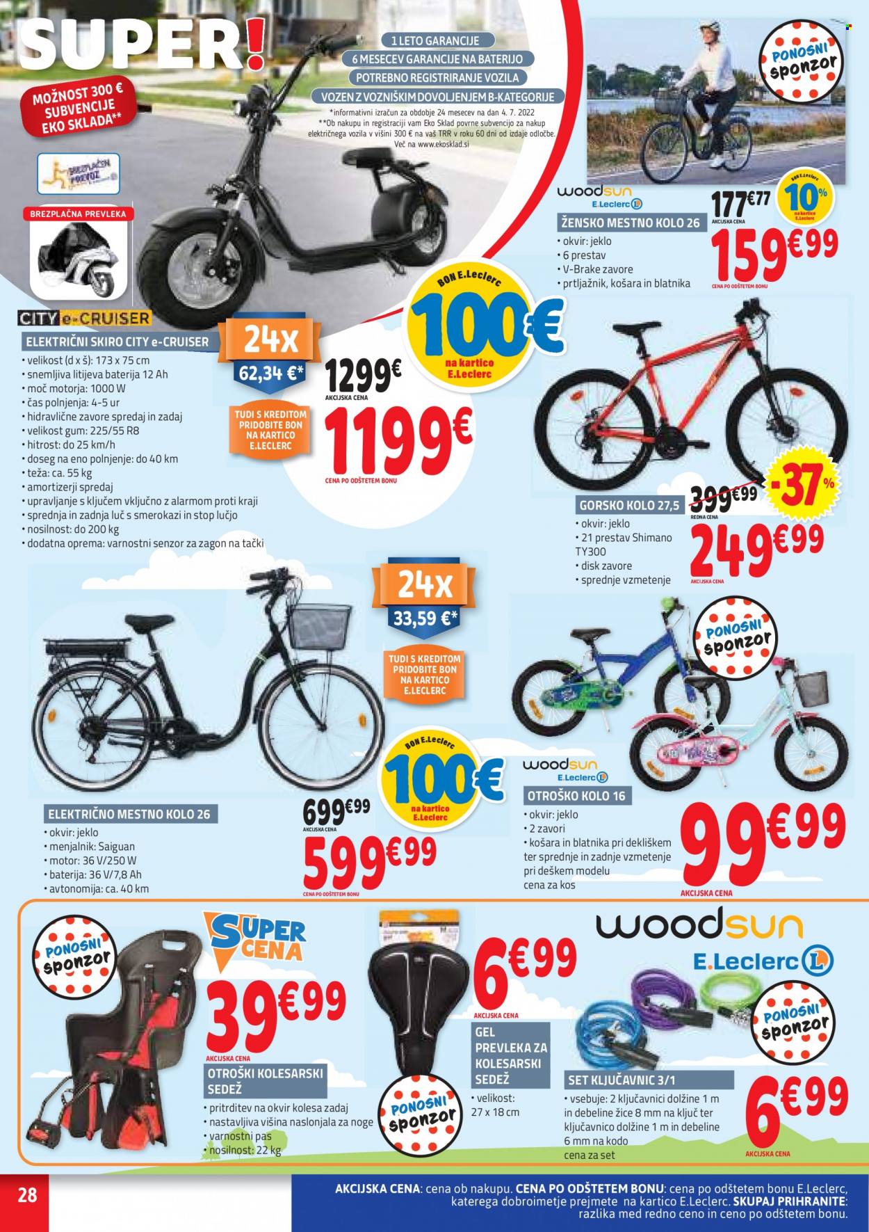 E.Leclerc katalog - 13.7.2022 - 23.7.2022. Stran 28