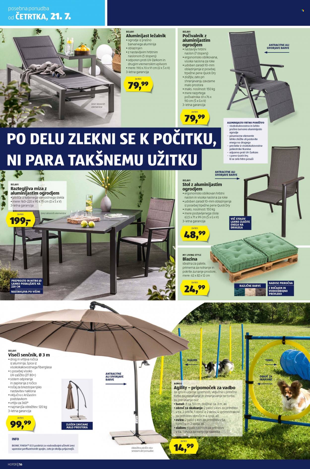 Hofer katalog - 15.7.2022 - 23.7.2022. Stran 16