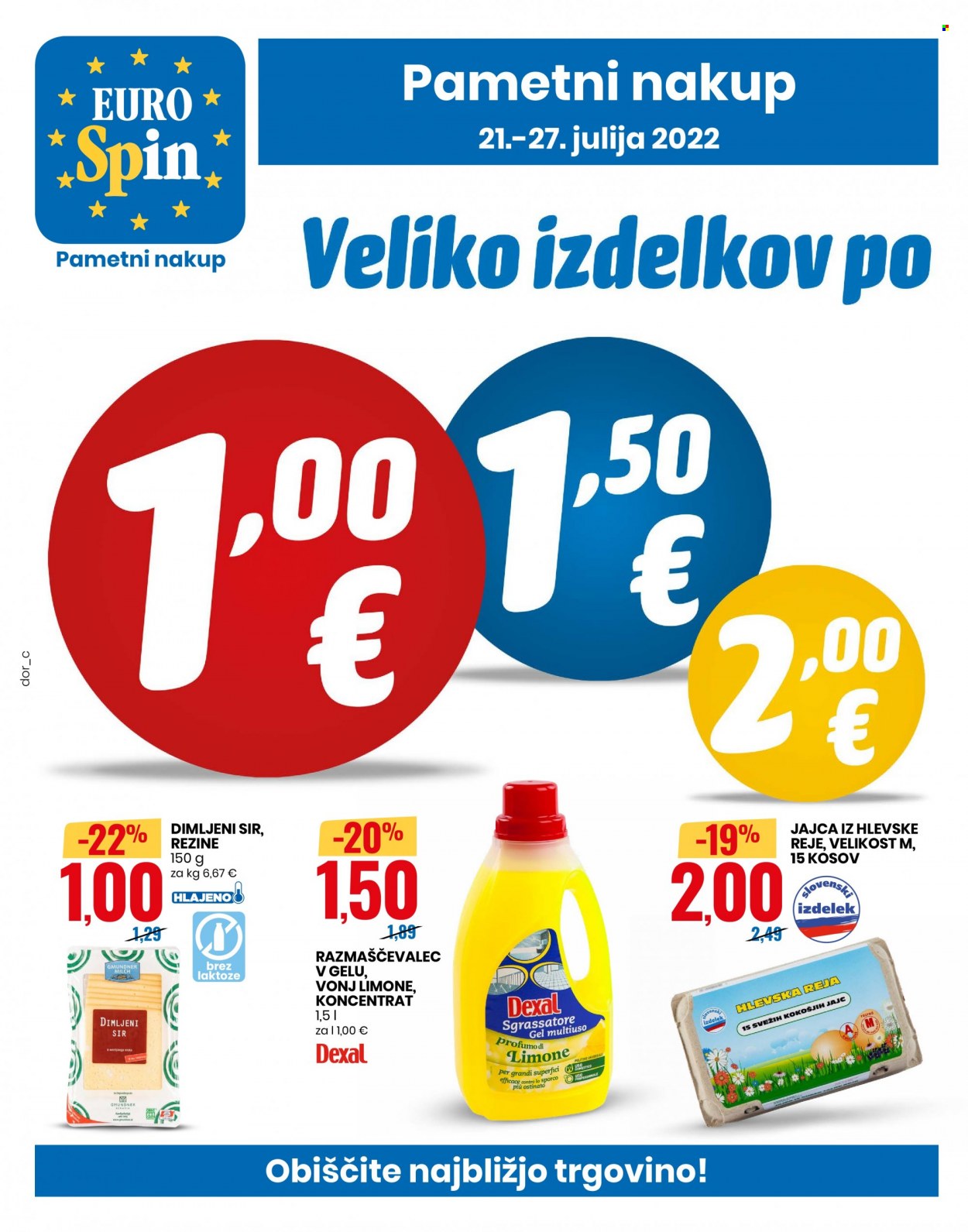 EuroSpin katalog - 21.7.2022 - 27.7.2022. Stran 1