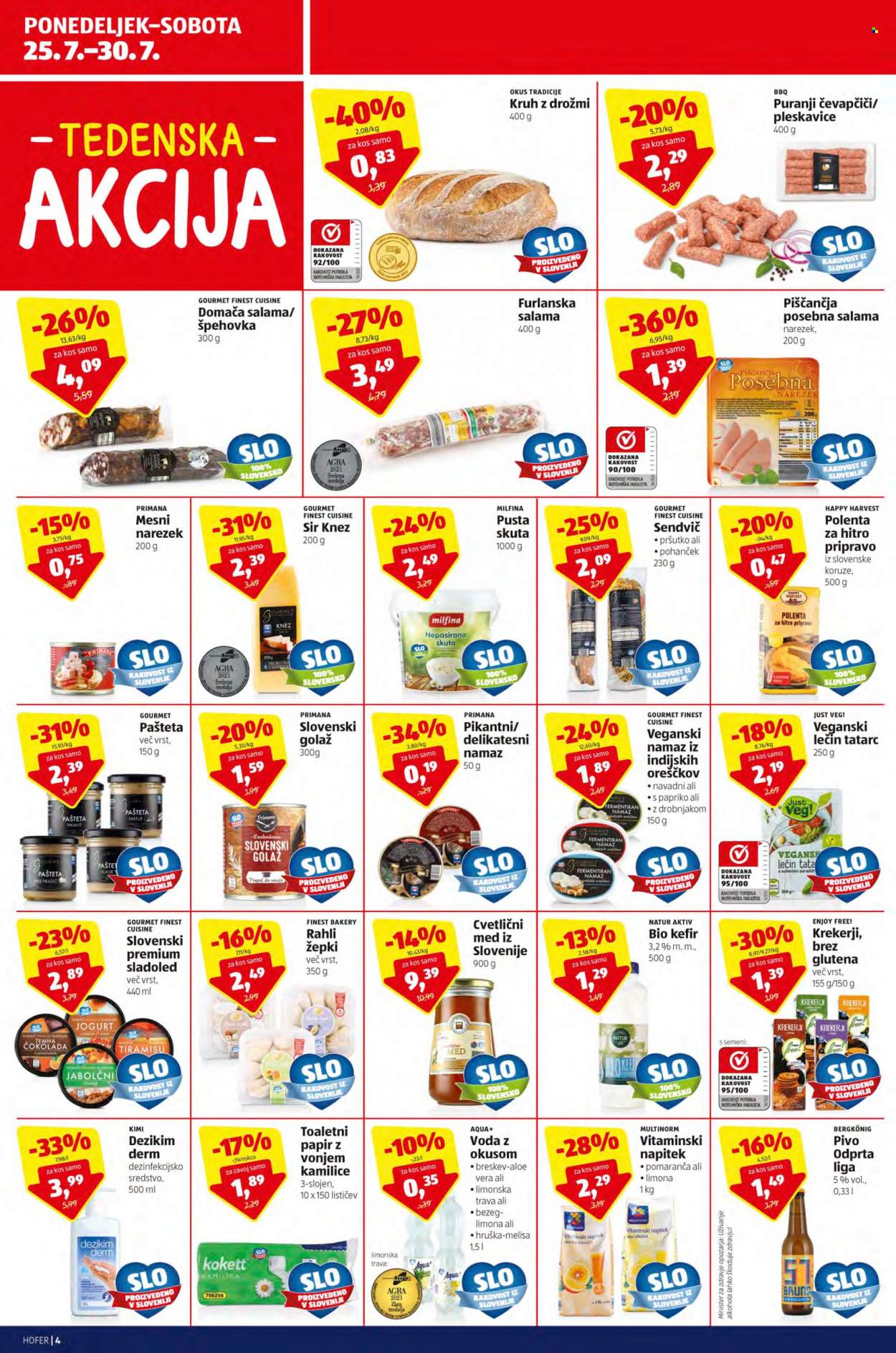 Hofer katalog - 22.7.2022 - 30.7.2022. Stran 4