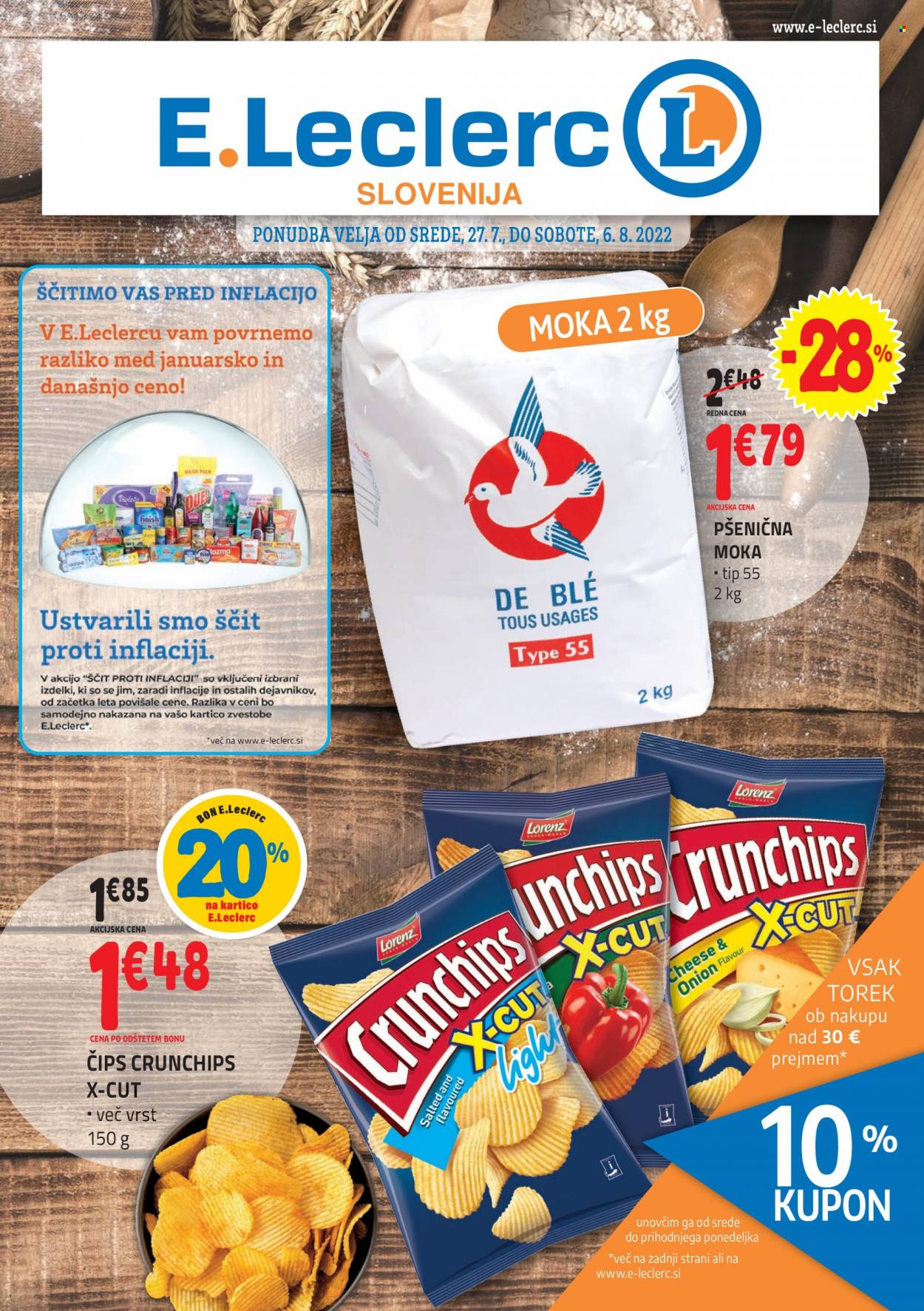 E.Leclerc katalog - 27.7.2022 - 6.8.2022. Stran 1