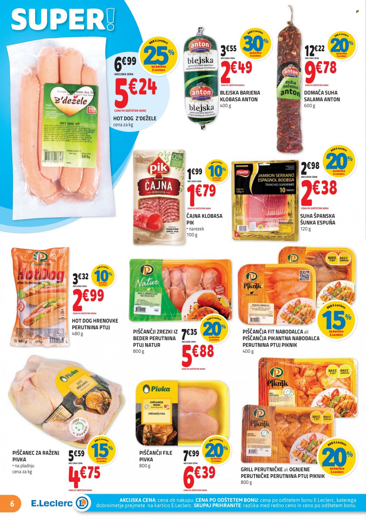 E.Leclerc katalog - 27.7.2022 - 6.8.2022. Stran 6