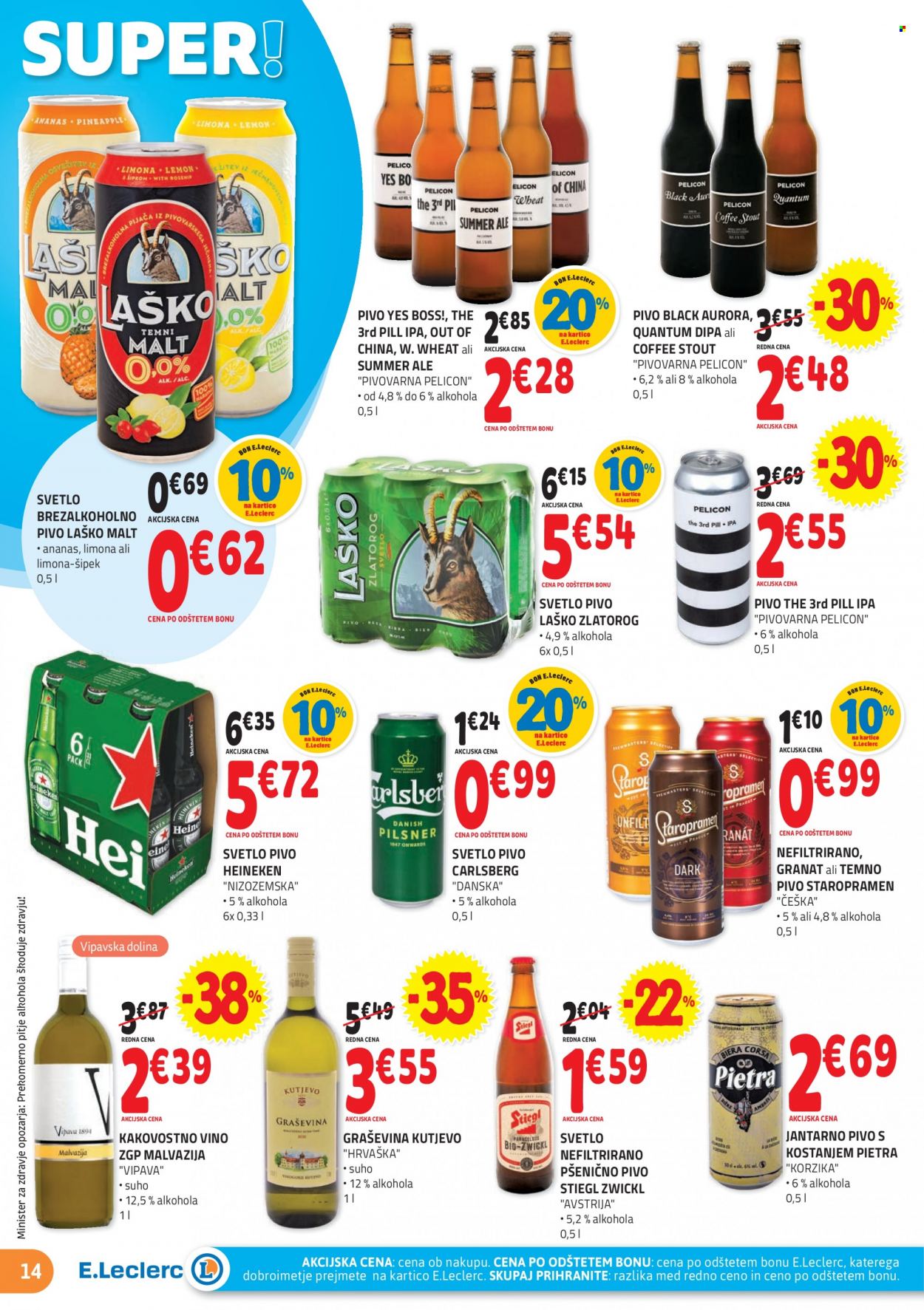 E.Leclerc katalog - 27.7.2022 - 6.8.2022. Stran 14