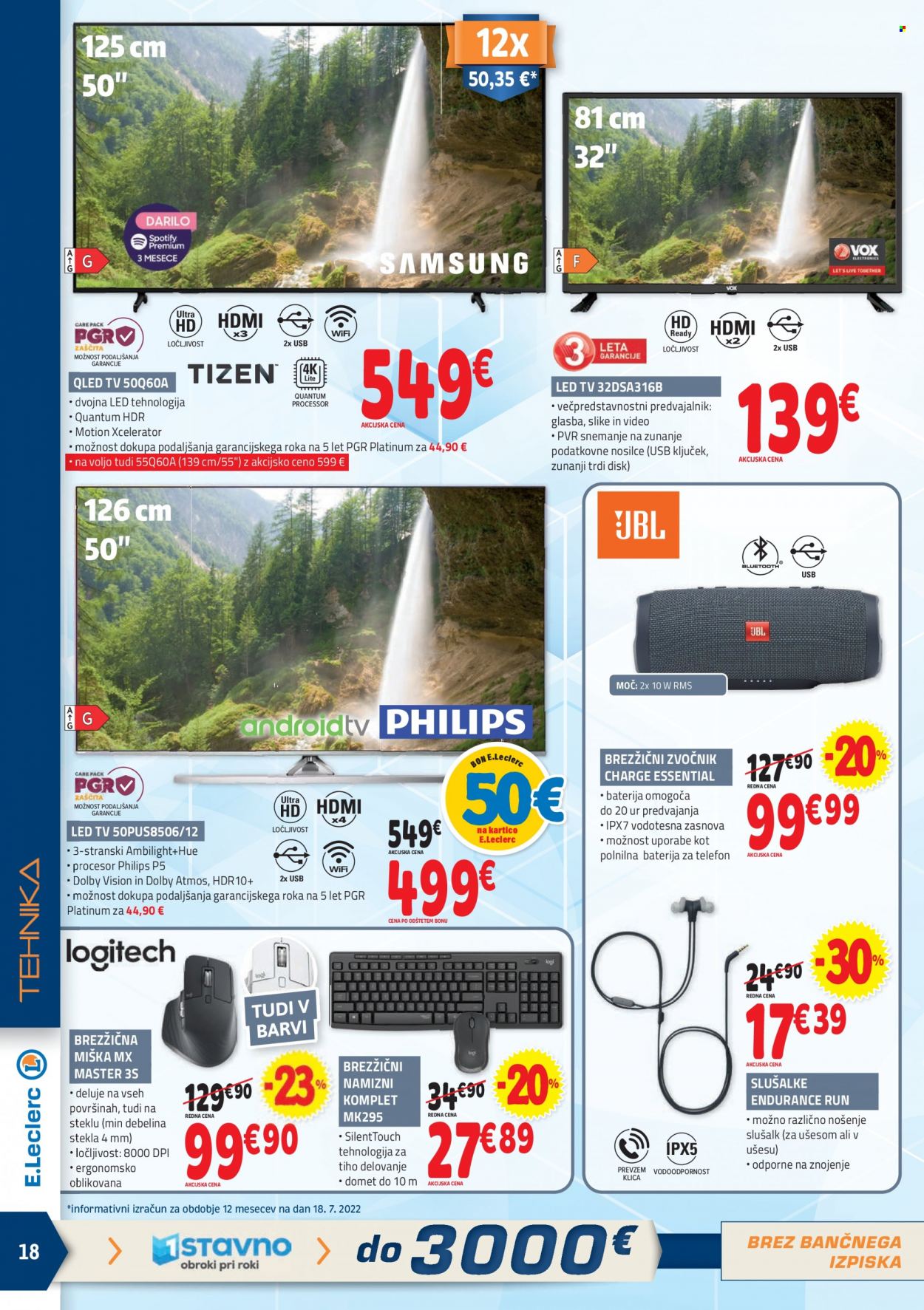 E.Leclerc katalog - 27.7.2022 - 6.8.2022. Stran 18