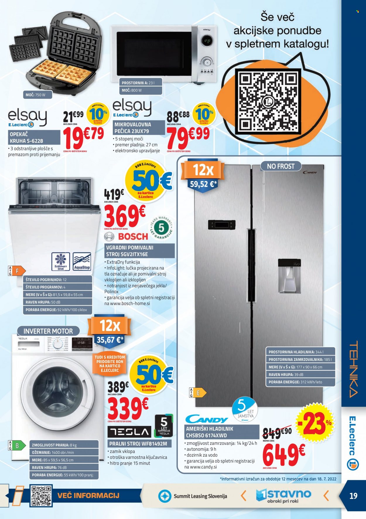 E.Leclerc katalog - 27.7.2022 - 6.8.2022. Stran 19