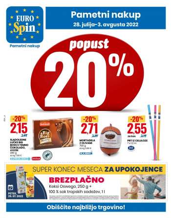 EuroSpin katalog - 28.07.2022 - 03.08.2022.