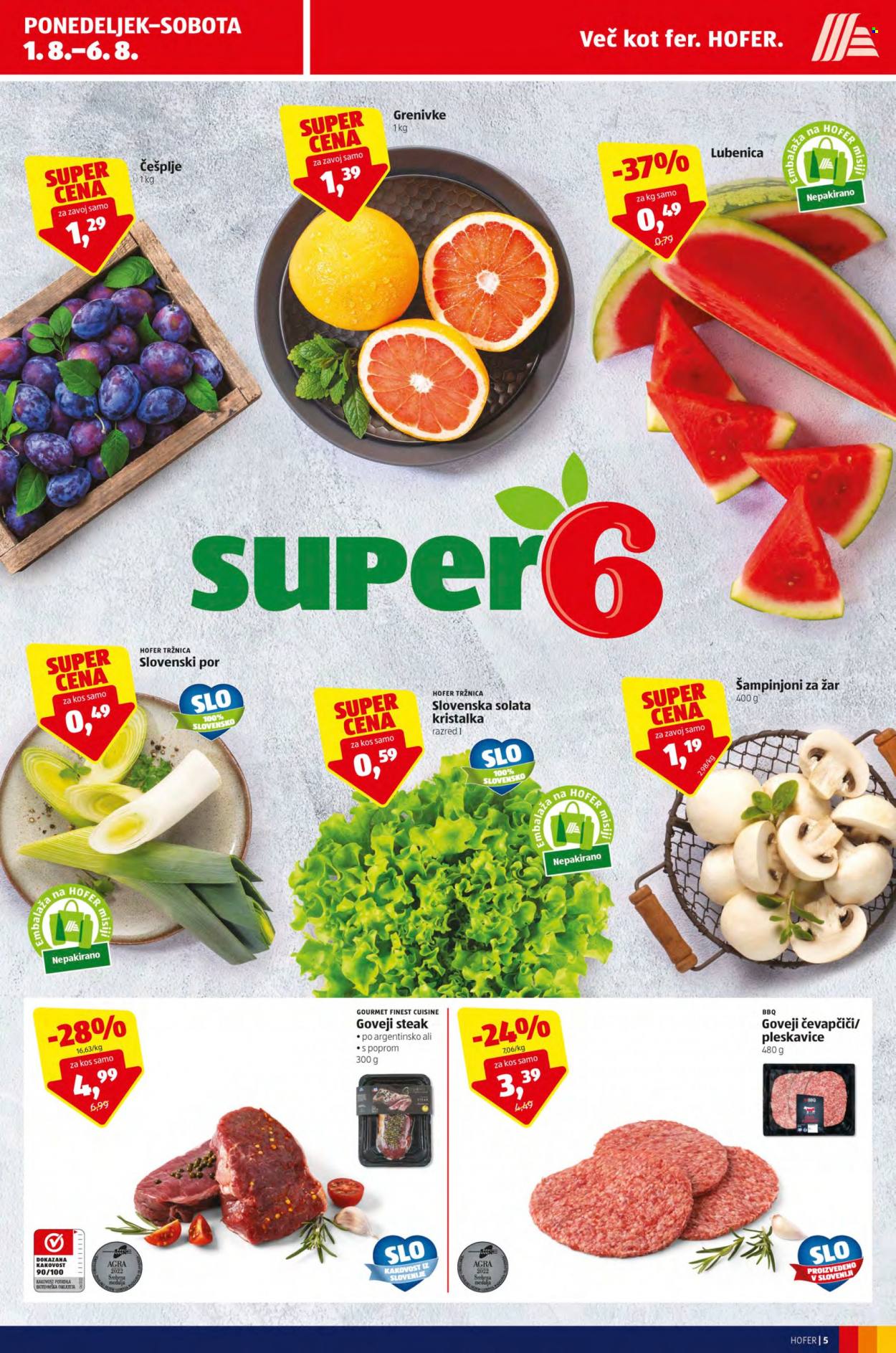 Hofer katalog - 29.7.2022 - 6.8.2022. Stran 5