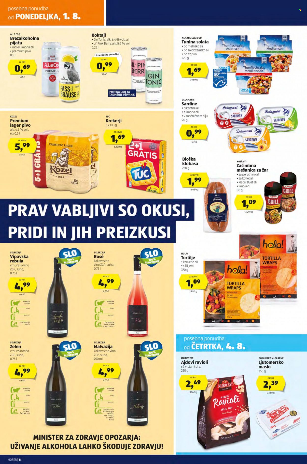 Hofer katalog - 29.7.2022 - 6.8.2022. Stran 8