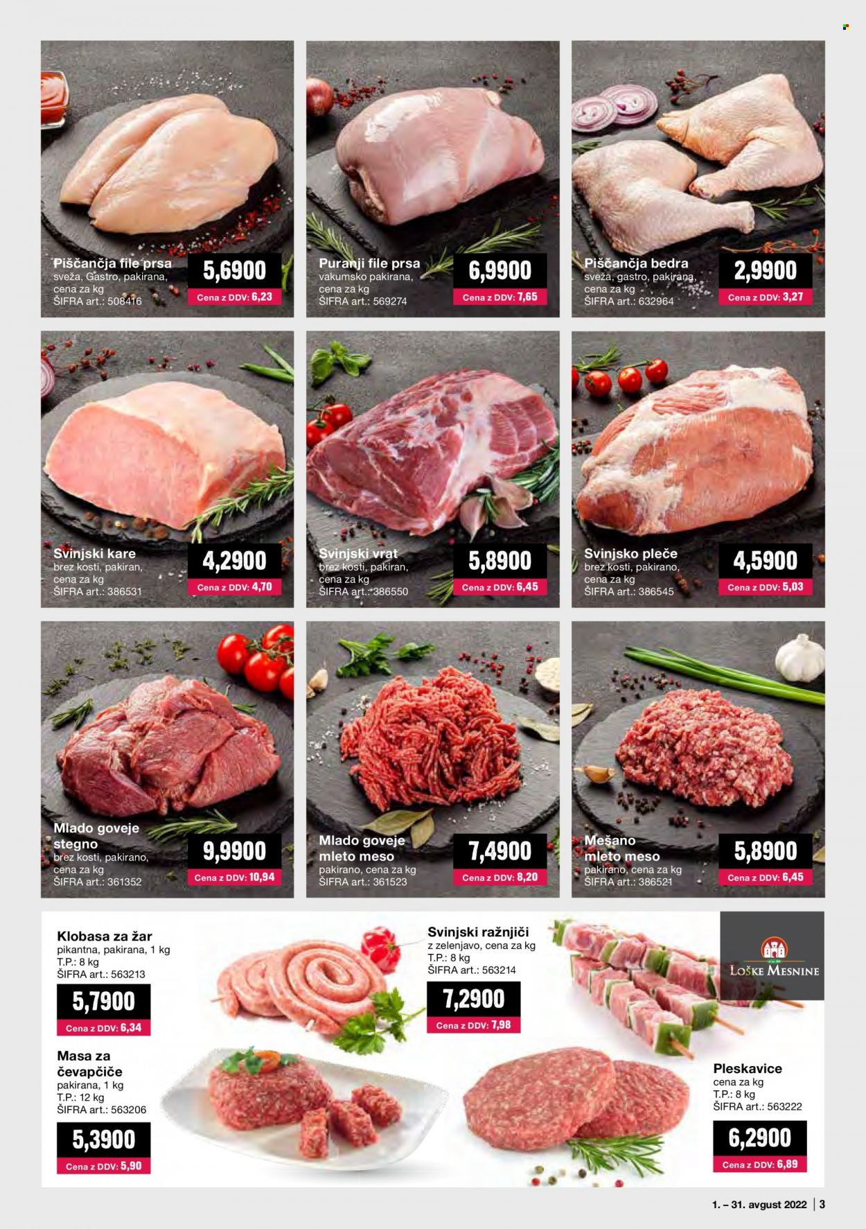 Mercator Cash & Carry katalog - 1.8.2022 - 31.8.2022. Stran 3
