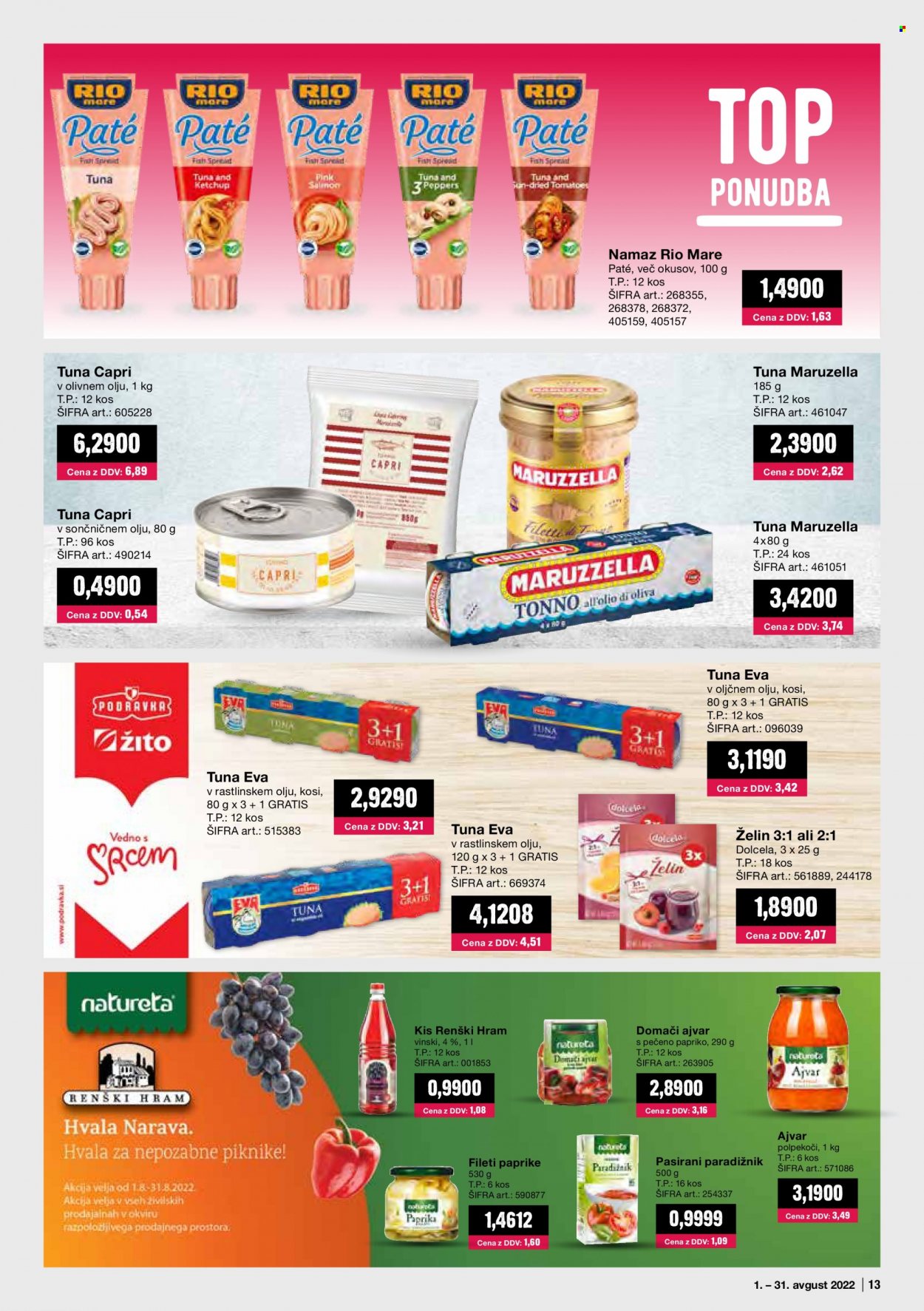 Mercator Cash & Carry katalog - 1.8.2022 - 31.8.2022. Stran 13