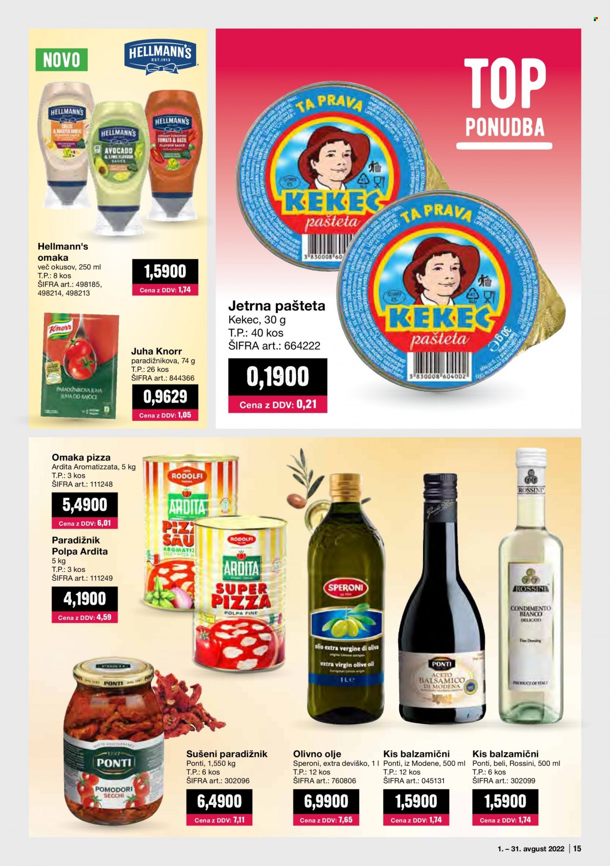 Mercator Cash & Carry katalog - 1.8.2022 - 31.8.2022. Stran 15
