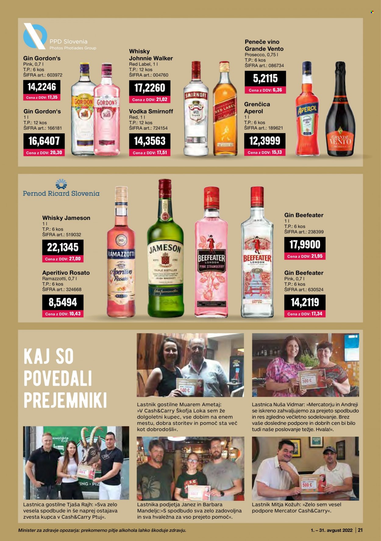 Mercator Cash & Carry katalog - 1.8.2022 - 31.8.2022. Stran 21