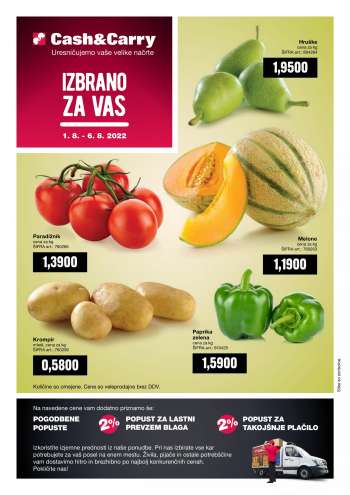 Mercator Cash & Carry katalog - 01.08.2022 - 06.08.2022.