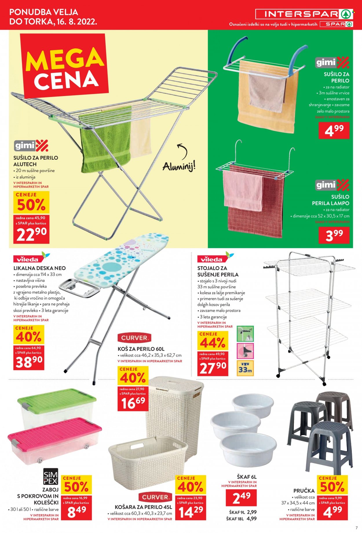 INTERSPAR katalog - 3.8.2022 - 16.8.2022. Stran 7