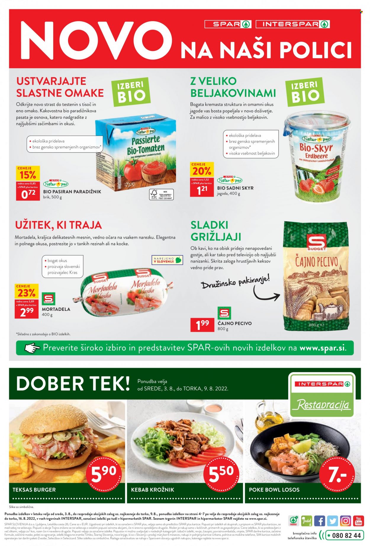 INTERSPAR katalog - 3.8.2022 - 16.8.2022. Stran 8