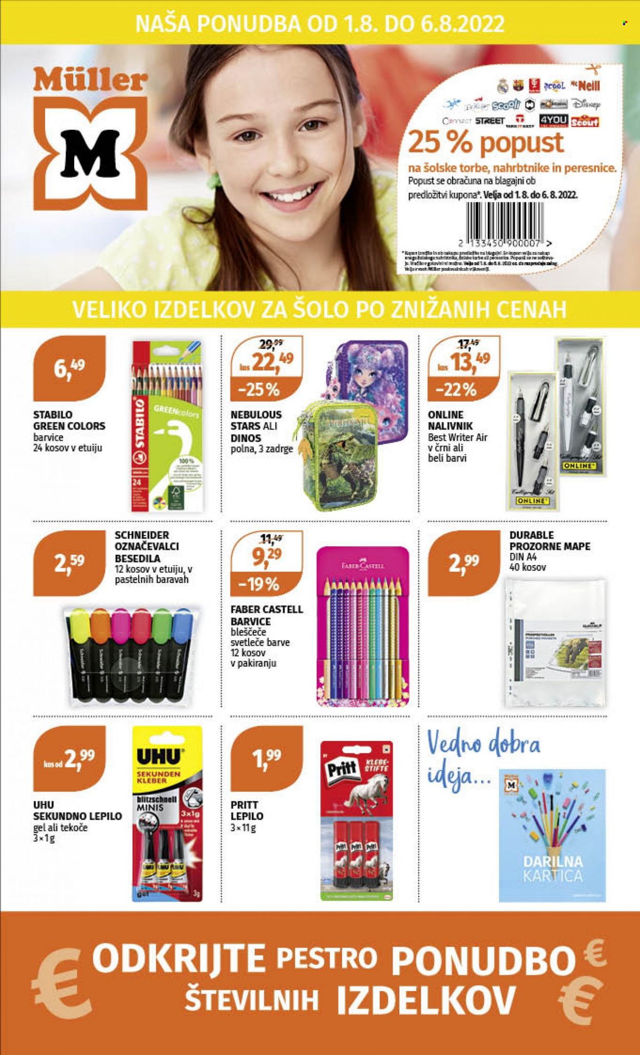 Müller katalog - 1.8.2022 - 6.8.2022. Stran 1