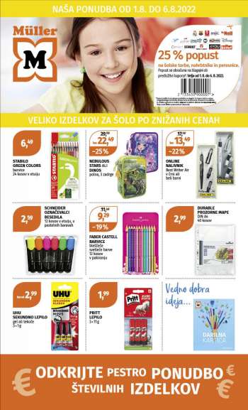 Müller katalog - 01.08.2022 - 06.08.2022.