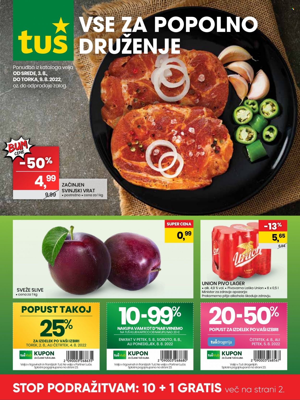 Tuš katalog - 3.8.2022 - 9.8.2022. Stran 1