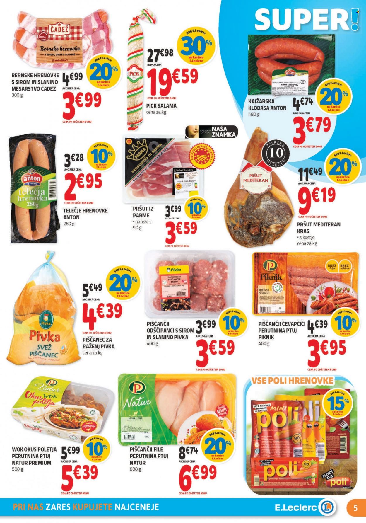 E.Leclerc katalog - 3.8.2022 - 13.8.2022. Stran 5