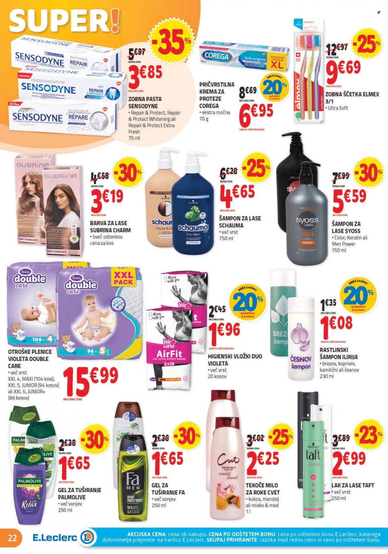 E.Leclerc katalog - 3.8.2022 - 13.8.2022. Stran 22