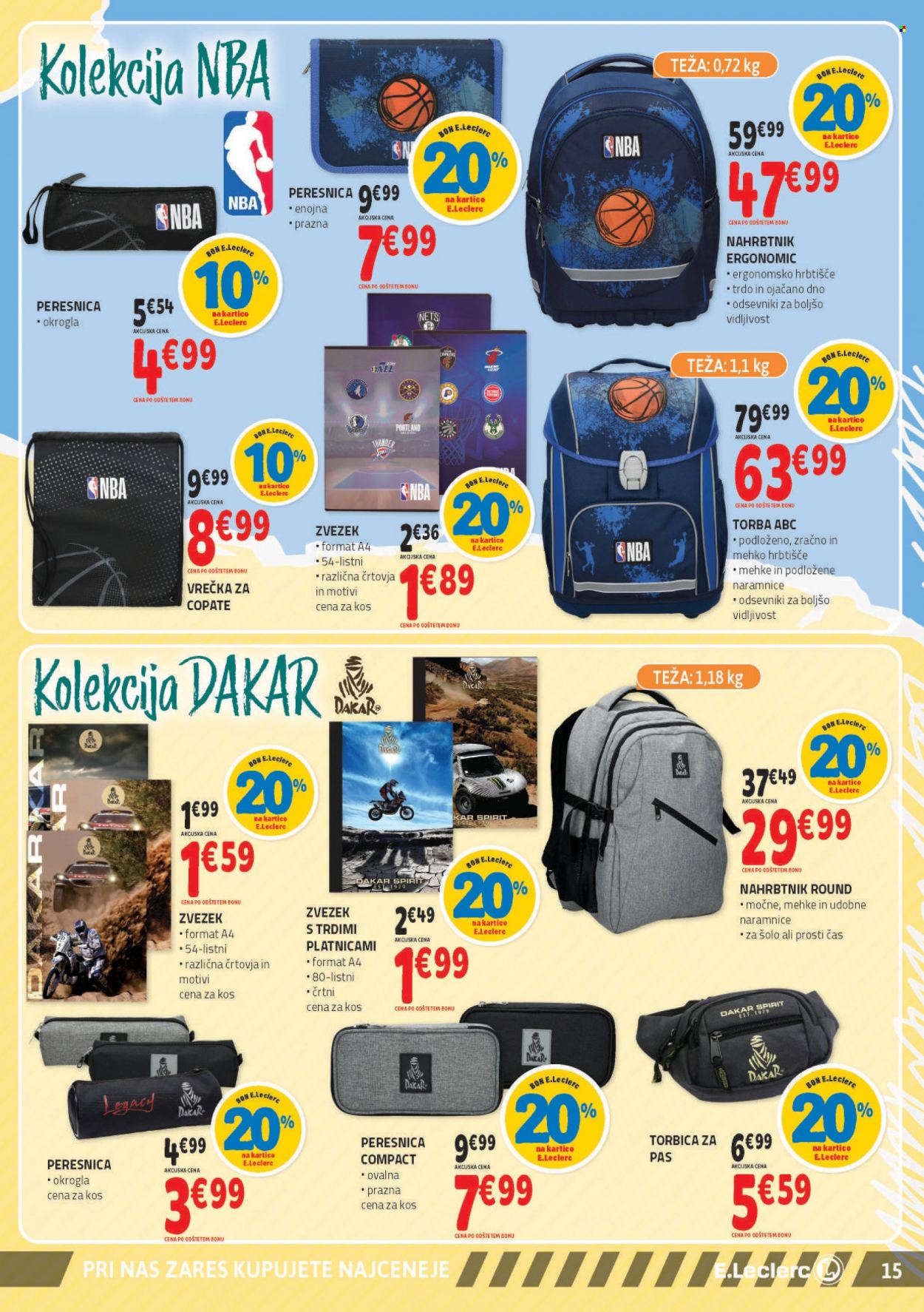 E.Leclerc katalog - 3.8.2022 - 31.8.2022. Stran 15