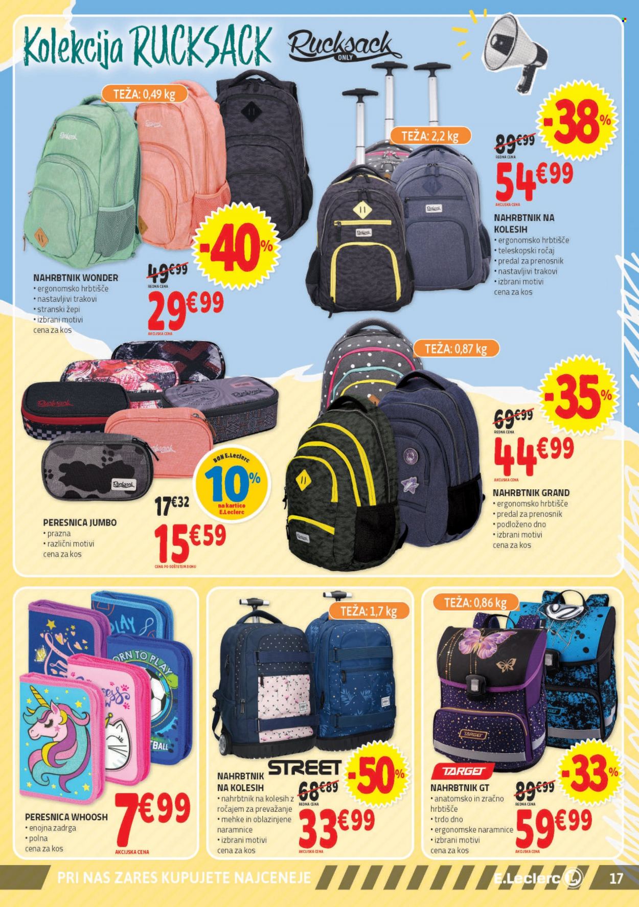 E.Leclerc katalog - 3.8.2022 - 31.8.2022. Stran 17