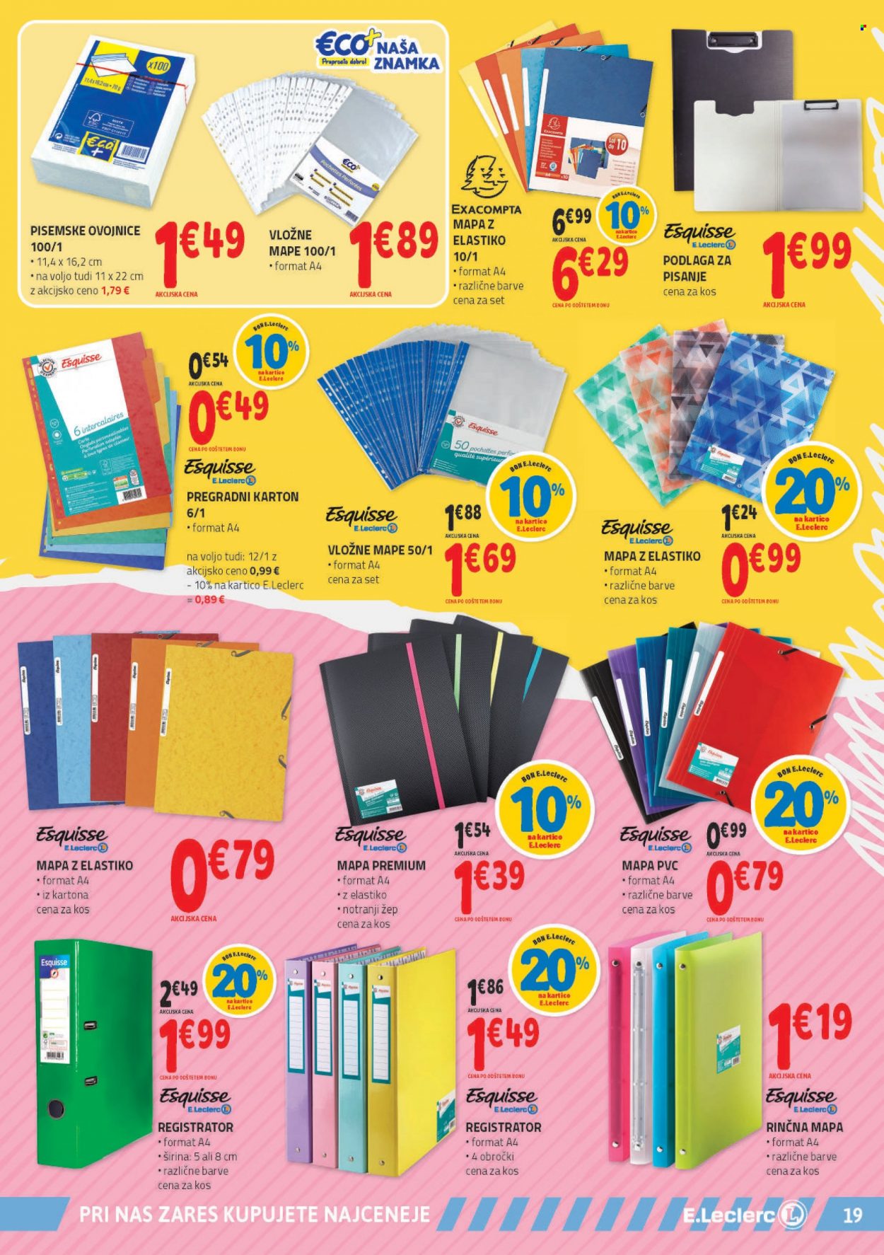 E.Leclerc katalog - 3.8.2022 - 31.8.2022. Stran 19