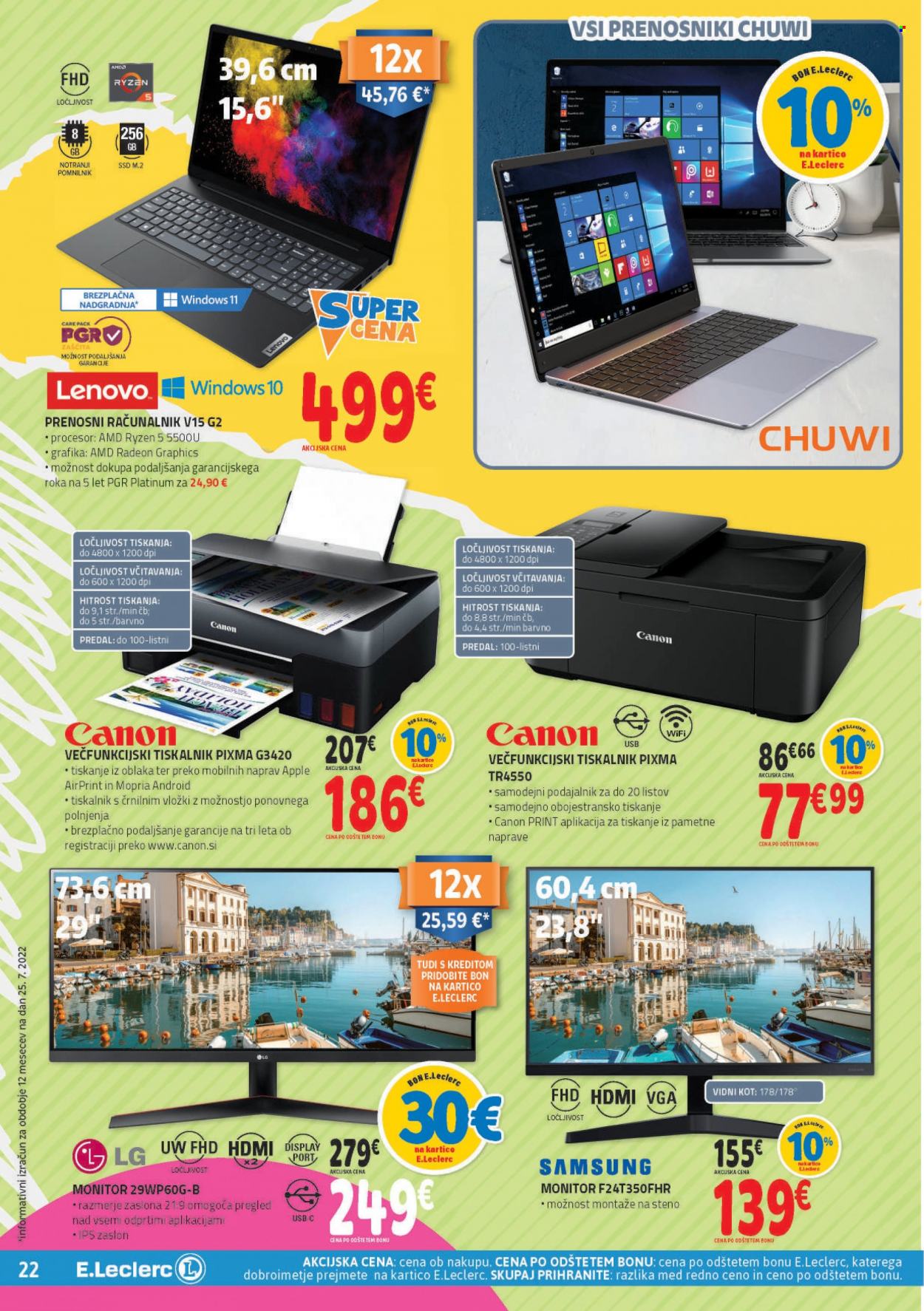 E.Leclerc katalog - 3.8.2022 - 31.8.2022. Stran 22