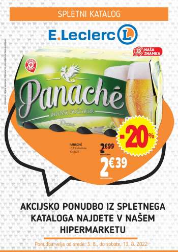 E.Leclerc katalog - 03.08.2022 - 31.08.2022.