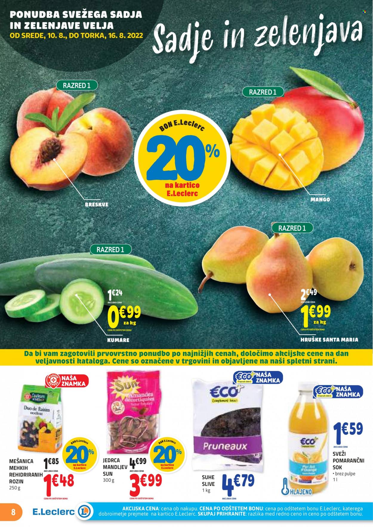 E.Leclerc katalog - 10.8.2022 - 20.8.2022. Stran 8