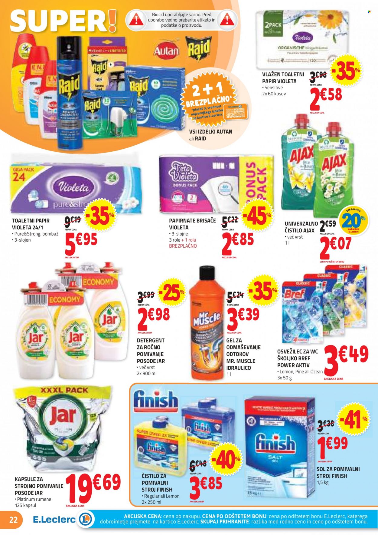 E.Leclerc katalog - 10.8.2022 - 20.8.2022. Stran 22
