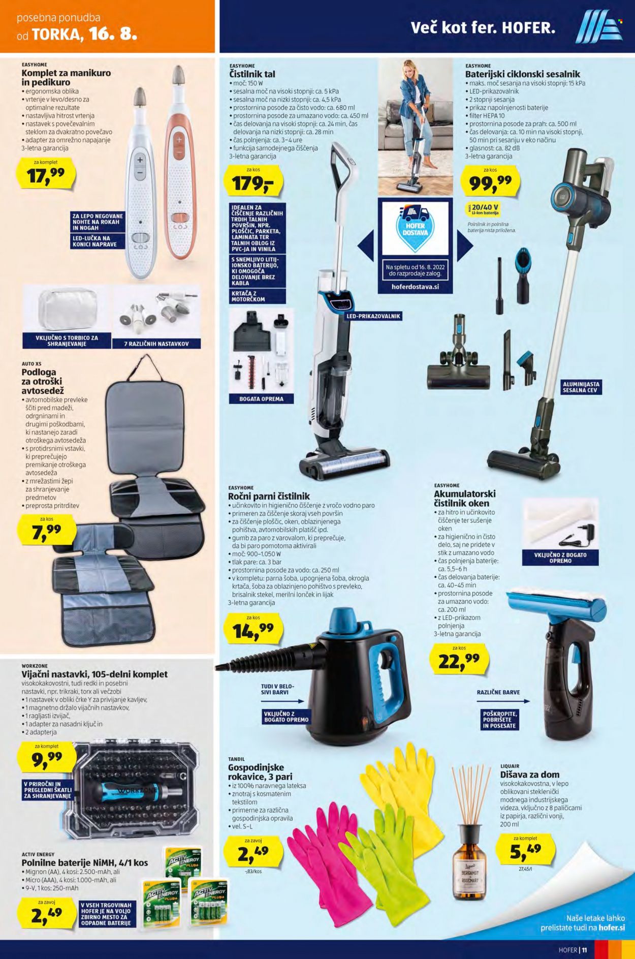 Hofer katalog - 12.8.2022 - 20.8.2022. Stran 11