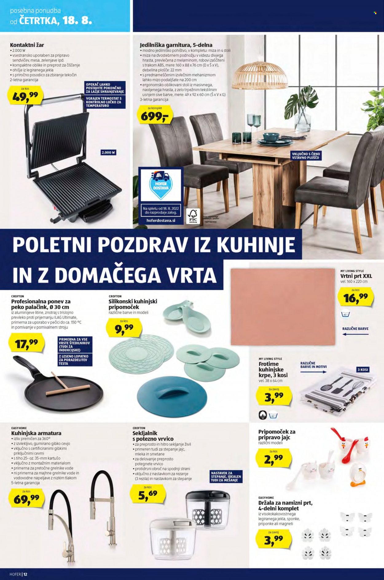 Hofer katalog - 12.8.2022 - 20.8.2022. Stran 12