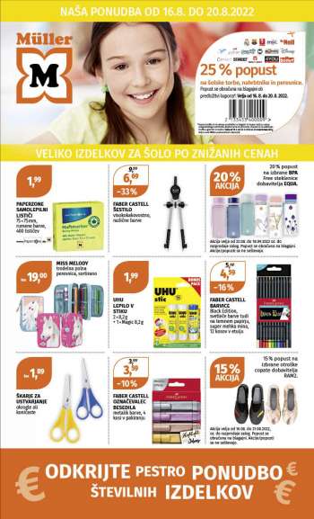 Müller katalog - 16.08.2022 - 20.08.2022.
