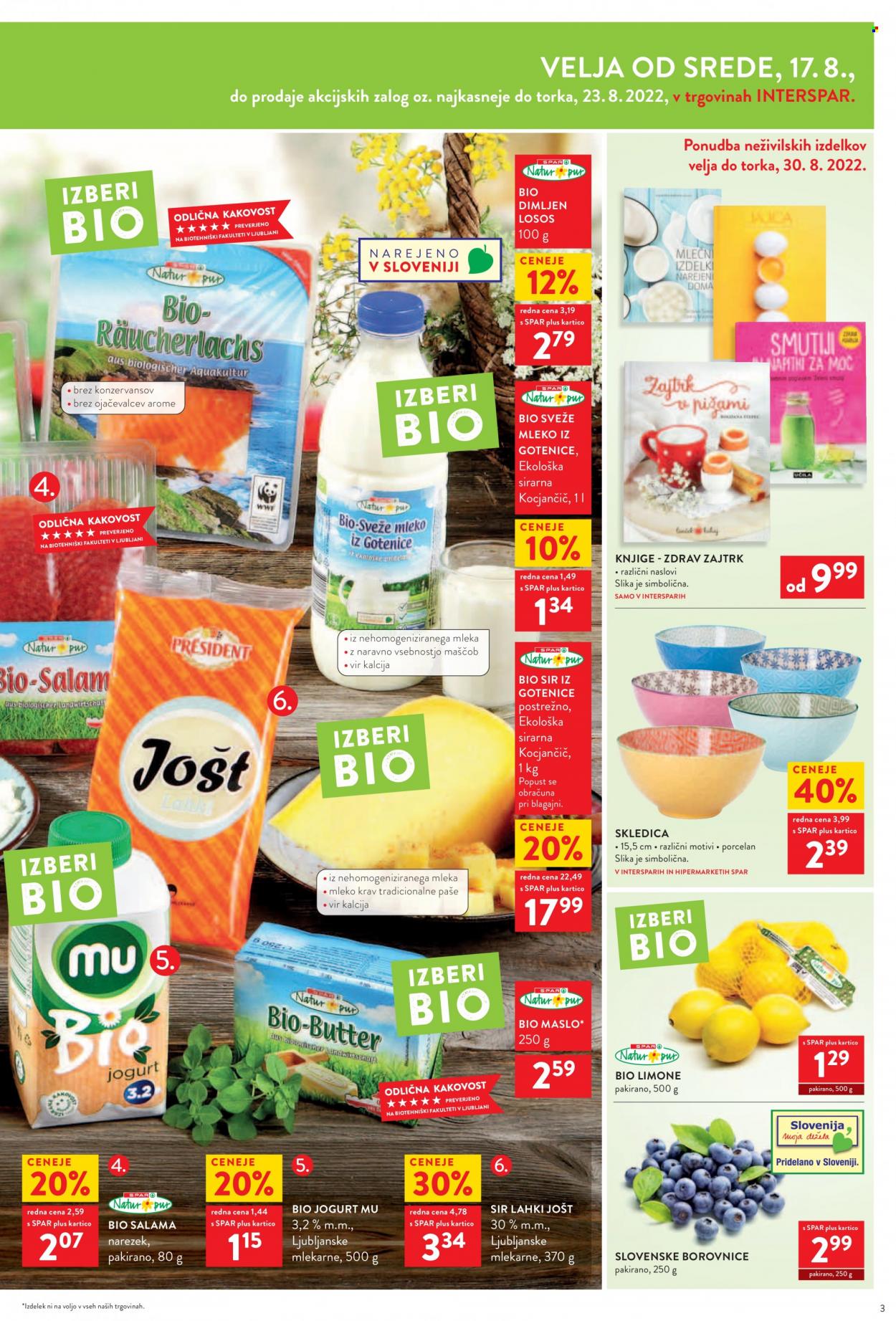 INTERSPAR katalog - 17.8.2022 - 30.8.2022. Stran 3