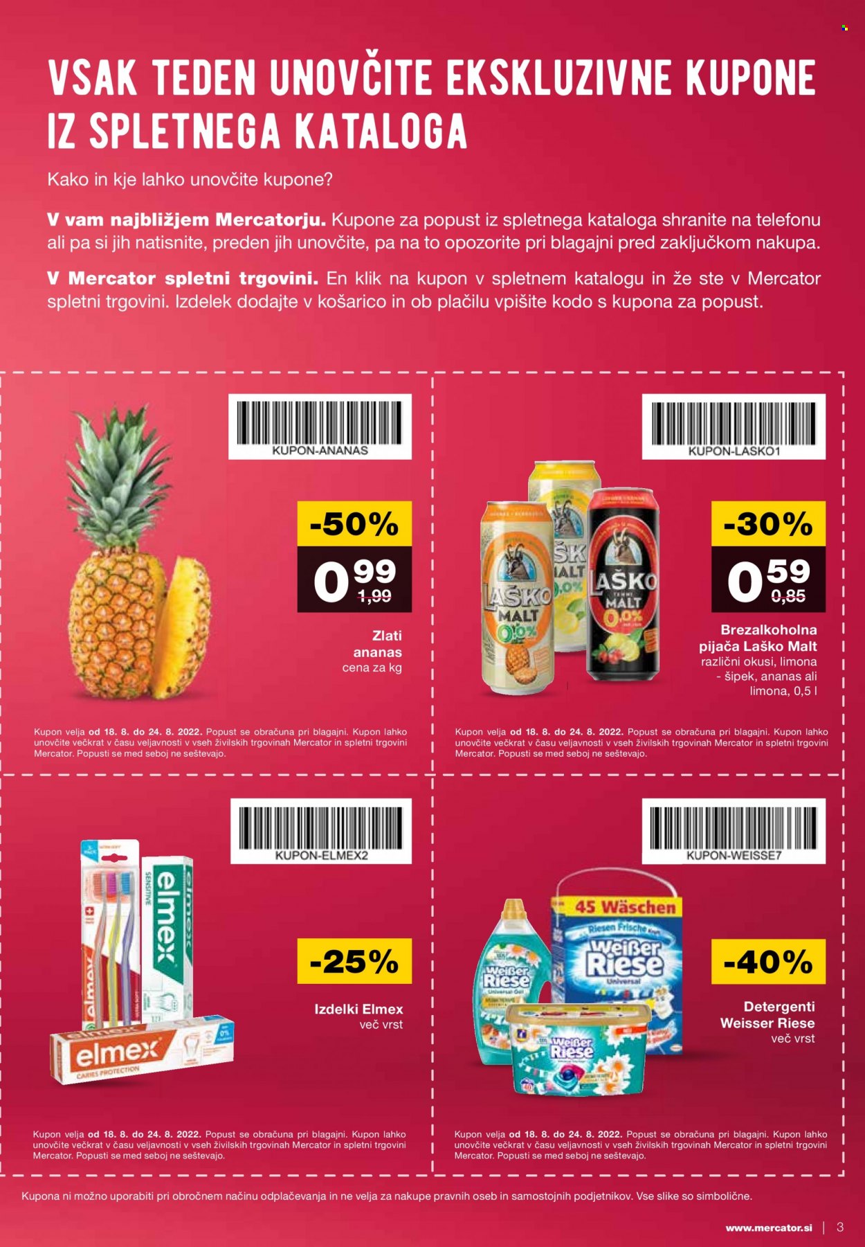 Mercator katalog - 18.8.2022 - 24.8.2022. Stran 3