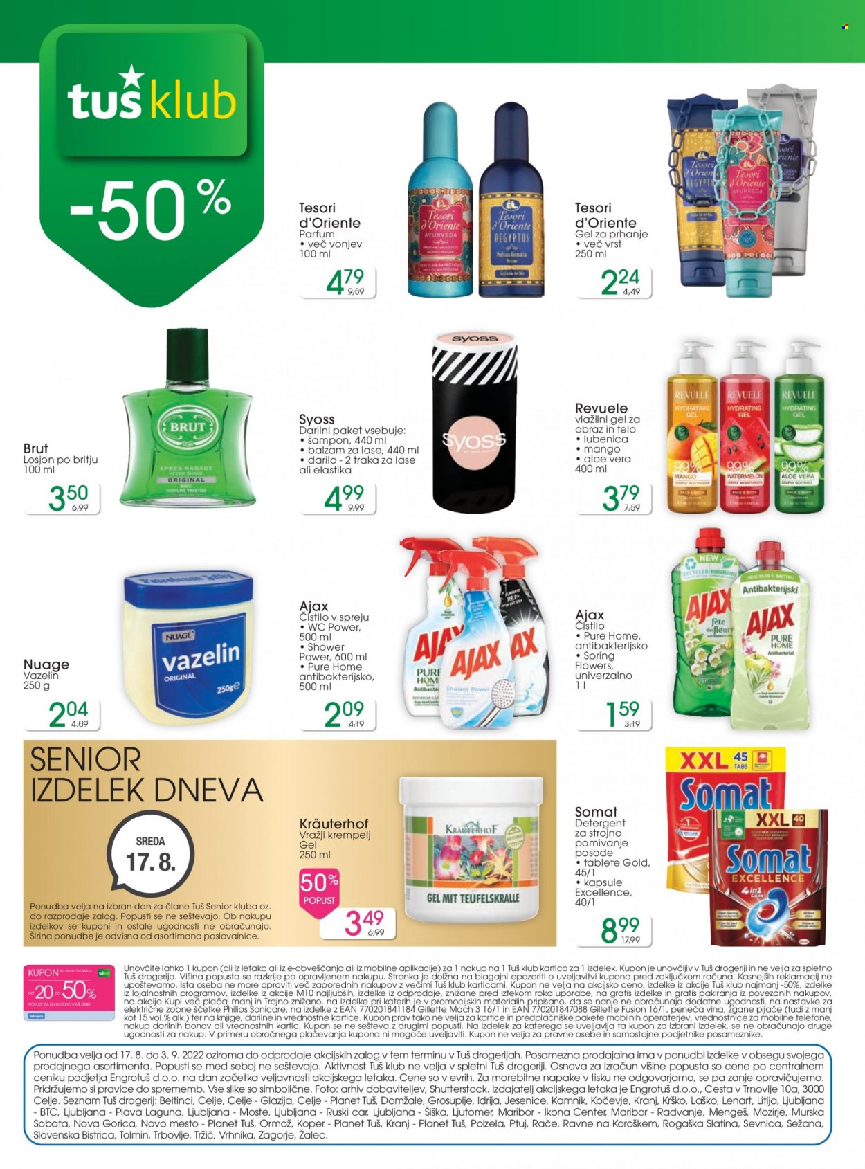 Tuš Drogeria katalog - 17.8.2022 - 3.9.2022. Stran 16