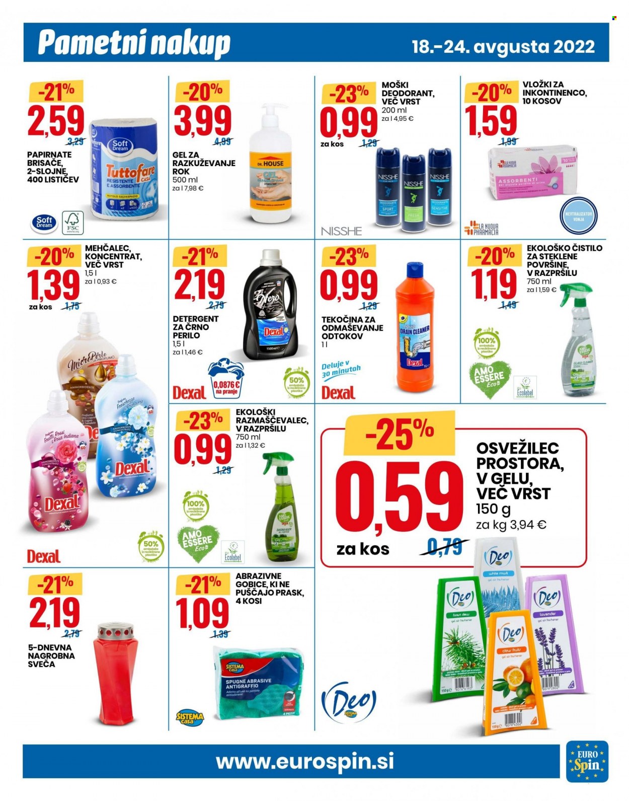 EuroSpin katalog - 18.8.2022 - 24.8.2022. Stran 7
